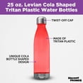 thumbnail image 3 of Levian Cola Shaped Plastic Bottles 25 oz. Set of 10, Bulk Pack - BPA Free, Great for Gym, Hiking, Cycling, Yoga and More - Red, 3 of 5