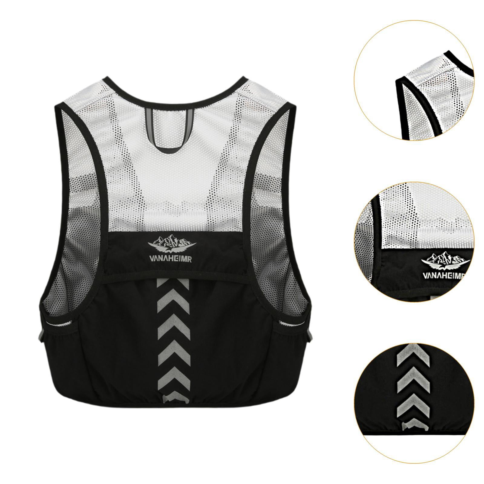 GARENDE Running Vest Breathable Adjustable Vest for Running Outdoor Sports Black