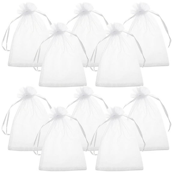 Oahisha Small Net Bags,50pcs Small Party Sweet Bags Drawstring Candy Bags Jewelry Packing Pouches
