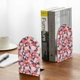 thumbnail image 5 of Naloa Japanese Cherry Blossoms 2 Pcs Bookend Large Capacity Office Book Ends for Home Office Library School Study Decoration, 5 of 8