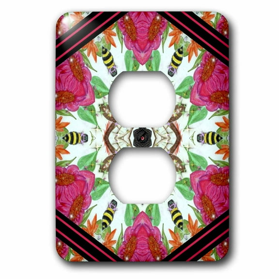 3dRose, Tropical Palm Trees and Pelican Silhouette at Sunset - Beach ...