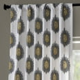 thumbnail image 4 of Mayan Gold Printed Cotton Twill Curtain (1 Panel), Mayan Gold, 50W X 84L, 4 of 6