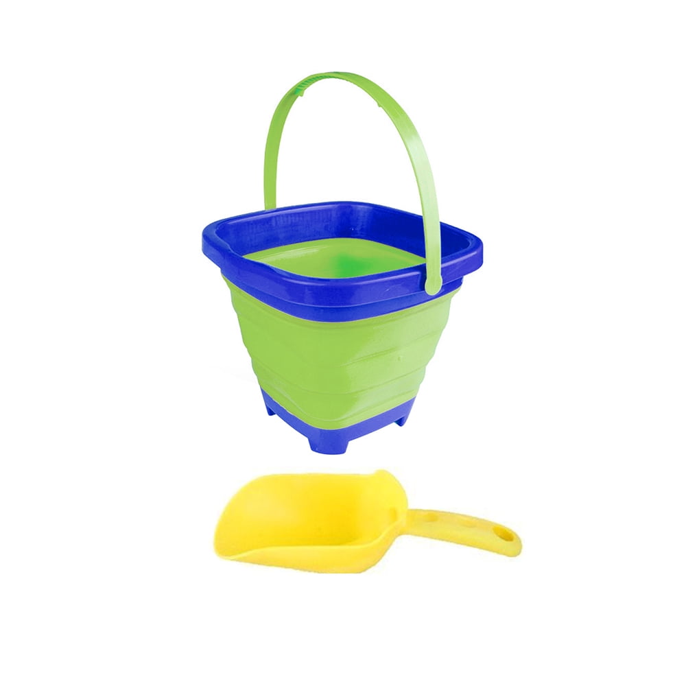 Kids Folding Bucket Plastic Water Bucket Colorful Collapsible Bucket