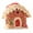A, variant on Yucurem Christmas Gingerbread House Ornaments with Rope, Light Up Resin Christmas Pastel Candy House Hanging Ornaments for Tree Holiday Party Home Decoration