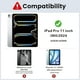 thumbnail image 2 of Funda con teclado táctil para iPad Pro de 11 pulgadas 2024 (5.a generación) con portalápices - Teclado Bluetooth táctil magnéticamente desmontable, 2 of 7