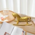 thumbnail image 6 of Dualoai Rocking Horse Ornament Decoration Housewarming Office Keepsake Multifunction gold, 6 of 9