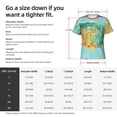 thumbnail image 2 of Yiaed USA Tourist Map Print Mens Short Sleeve Tight Fit T-Shirt, Crewneck Casual Tee-X-Large, 2 of 5