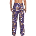 thumbnail image 6 of Cauagu Bowling Game Mens Pajama Pants Sleep & Lounge Pants,PJ Bottoms with Pockets-Small, 6 of 7