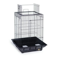 Prevue Pet Products Clean Life Playtop Bird Cage - Black SP851B/B
