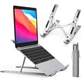 thumbnail image 1 of axGear Laptop Stand Laptop Holder Riser Computer Tablet Stand 6 Angles Adjustable, 1 of 7
