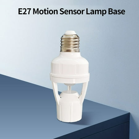 

XUQIANG E27 Motion Sensor Socket Converter AC85-265V PIR Human Induction LED Lamp Base Intelligent Switch Lamp Holder For Led Bulb Light
