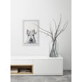 thumbnail image 6 of Parvez Taj White Dog Crown Framed Wall Art, 6 of 6
