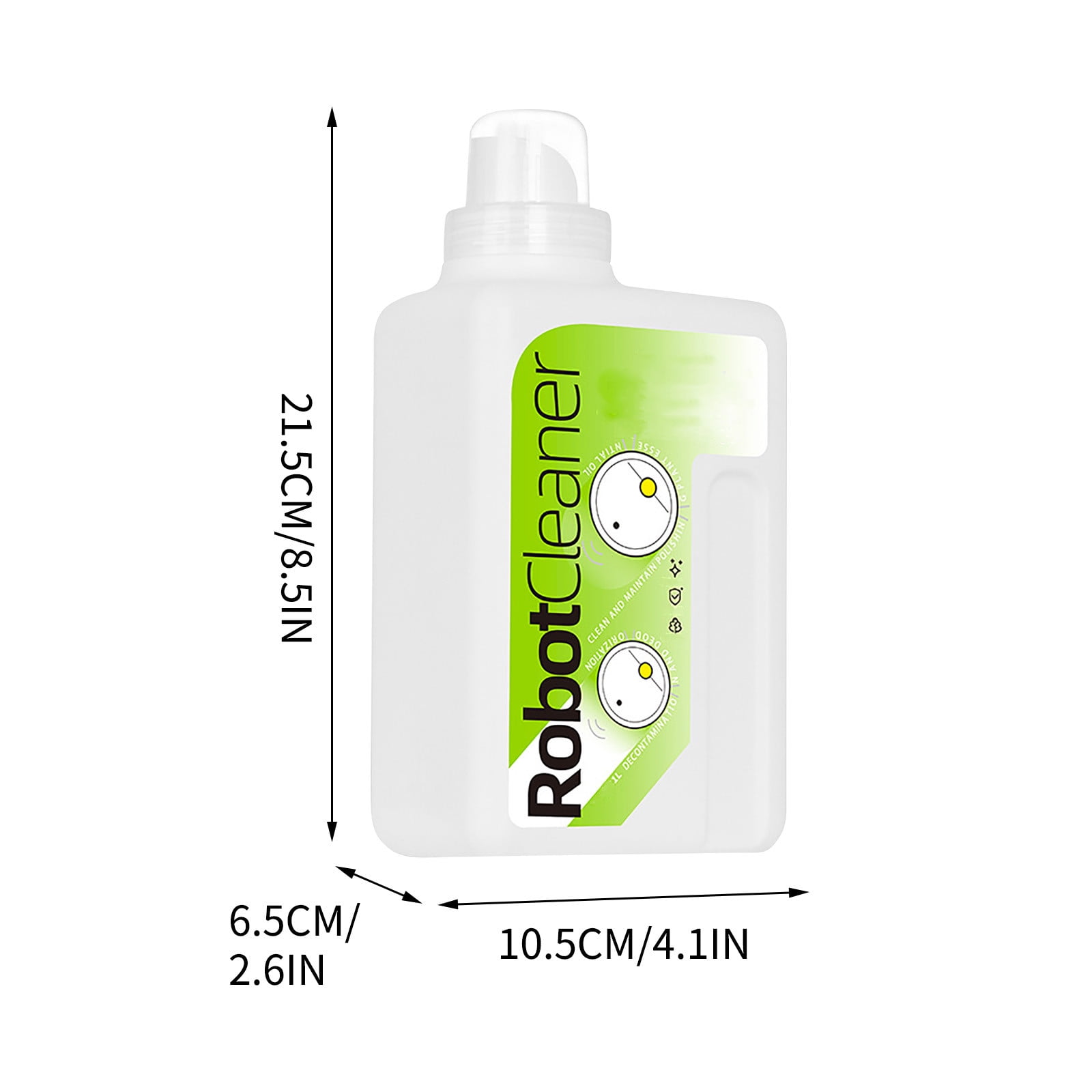Robot Vacuum Floor Cleaning Concentrate for Mops -75+ Refills Per Bottle - Hardwood & Multi-Surface - Non-Toxic, Residue-Free (1L)