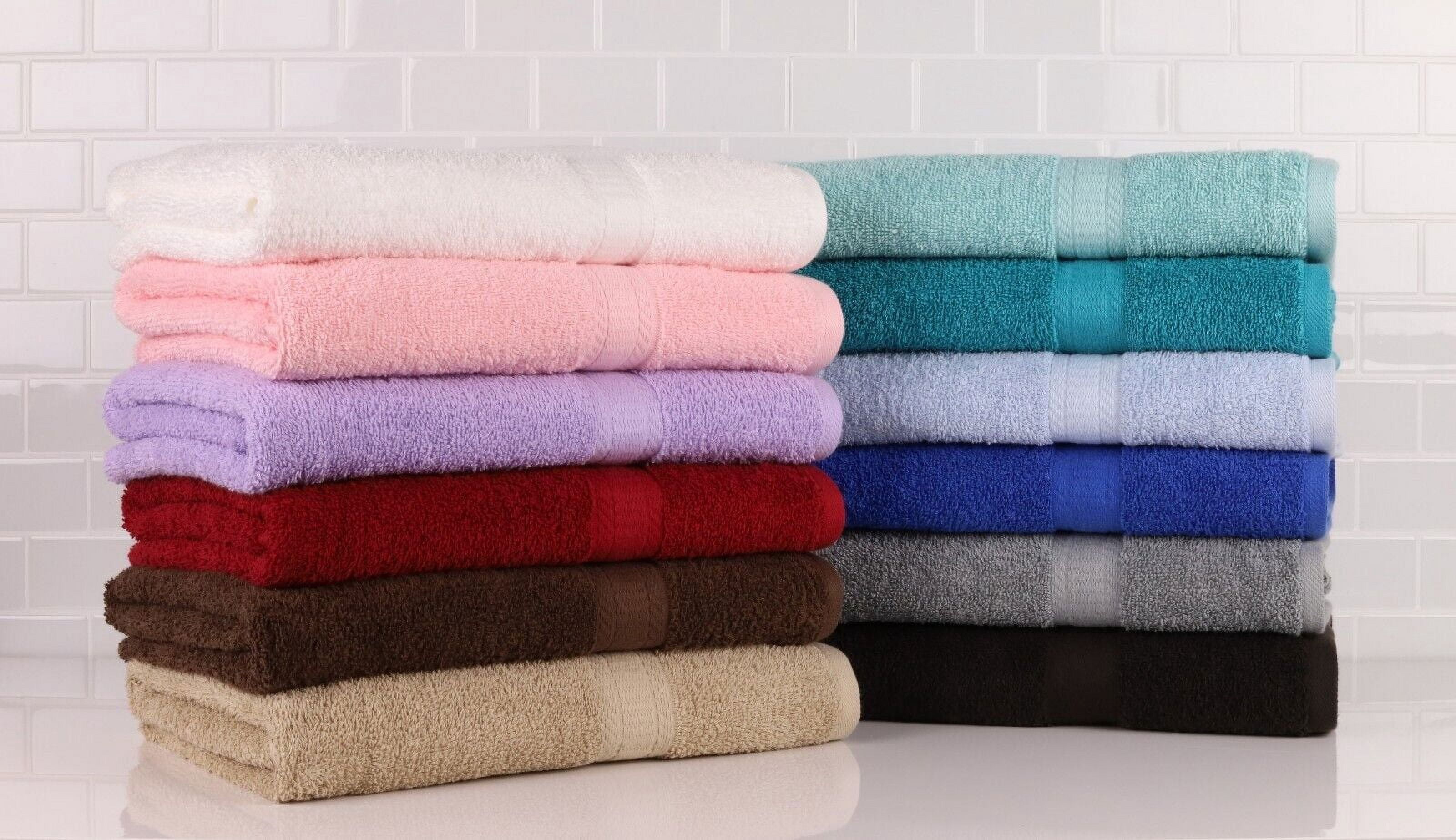 Extra Large Bath Towels 100% Cotton 27"X52", 4 Bath Towel Set, Soft Quick Dry