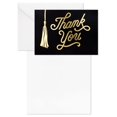 thumbnail image 4 of Tarjetas de Agradecimiento Hallmark para Graduación Paquete de 40 Negro y Dorado, 4 of 7