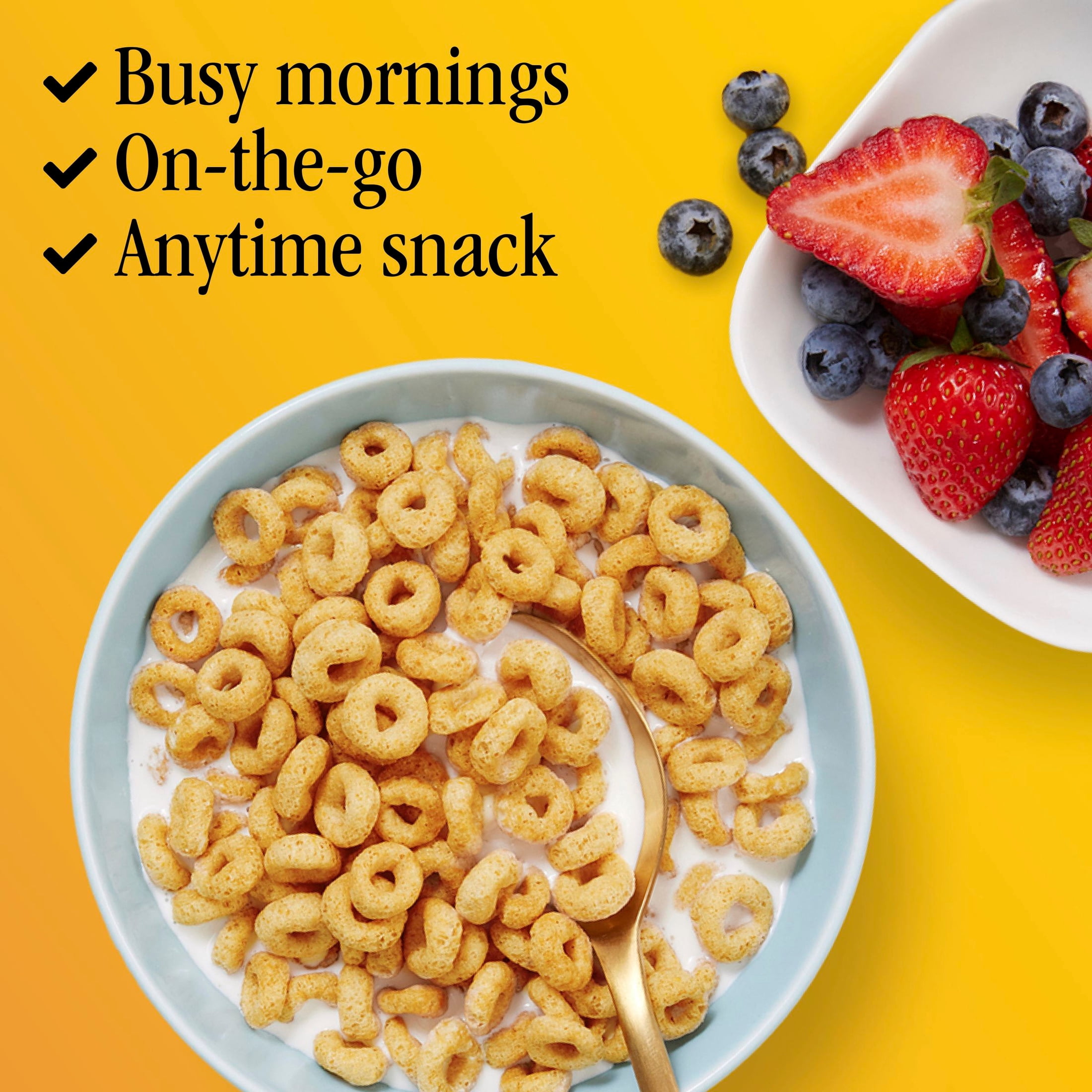 Pumpkin Spice Cheerios Gluten Free Breakfast Cereal, Whole Grain, Family Size, 18.5 oz