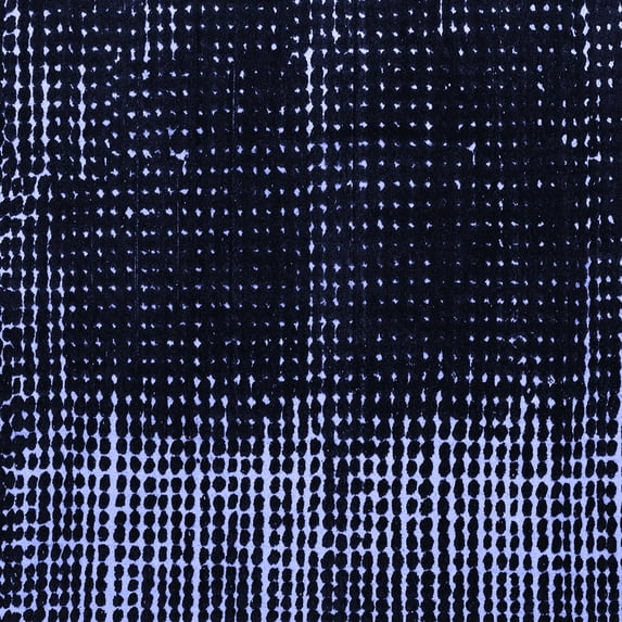 Ahgly Company Indoor Square Abstract Blue Modern Area Rugs, 3' Square