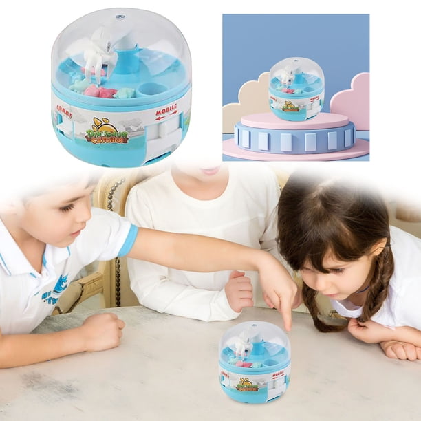Máquina infantil mini dinosaurio para coger juguetes Máquina de huevos giratorios Máquina de muñecos dinosaurios Muñeco callejero