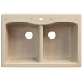 thumbnail image 3 of Transolid 33" x 22" Top Mount Aversa Granite Kitchen Sink, Available in Various Colors, 3 of 4