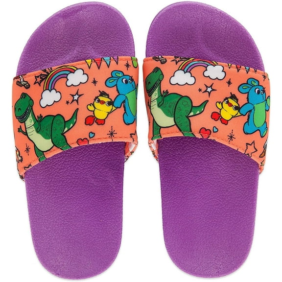 Disney Store Toy Story Slides Sandals Flip Flops Kids Size 11/12