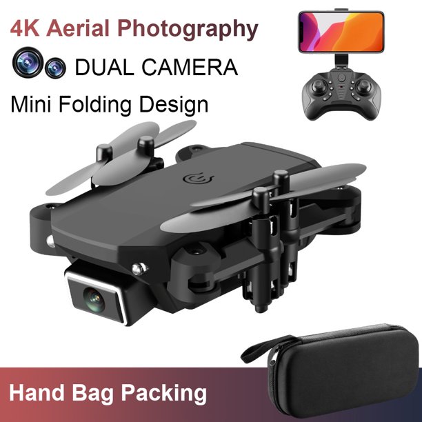 Mini Drone with Dual Cameras for Kids, Folding RC Drone 4K HD Aerial