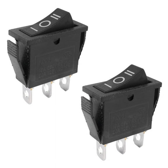 2X AC15A/250V 20A/125V 3 Pin SPDT ON-OFF-ON 3 Position Snap Rocker Switch