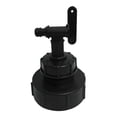 thumbnail image 1 of IBC Tank Adapter Water Drain Thread to 15mm Yard Hose Valve -100 mm Thread Dia 100 mm, 1 of 8