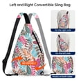 thumbnail image 2 of Sling Backpack Crossbody Chest Bag for Women Men Left and Right Shoulder Purse Water Repellent Gym Daypack, 2 of 7