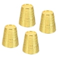 thumbnail image 1 of Unique Bargains Metal Sewing Thimbles, Sewing Thimble Finger Protector, Golden 4Pcs, 1 of 6
