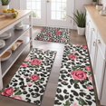thumbnail image 2 of Pioneer Flower Floral Print Pattern Kitchen Rugs Sets Of 3,Kitchen Runner Rugs Non Skid Washable,Decorative Kitchen Floor Mats for Kitchen,Sink,Laundry,17"x30"+ 17"x47" + 17"x59", 2 of 6