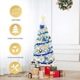 thumbnail image 4 of White Christmas Tree Pine Artificial Christmas Tree , Artificial 3Ft Christmas Tree Holiday Indoor Outdoor White, 4 of 4