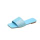 thumbnail image 2 of Sommer Bunte Strass Jacke Sandalen Fashion Square Toe Flache Hausschuhe Wmkox8yii ytu11090, 2 of 6