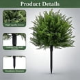 thumbnail image 5 of Artificial Cedar Topiary Tree in Pot, UV Resistant Weatherproof Faux Evergreen, Pre-Potted for Front Door Porch Patio Yard Indoor Garden Decor(4PCS)(k), 5 of 5