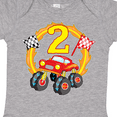 thumbnail image 4 of Inktastic Monster Truck 2nd birthday Boys or Girls Baby Bodysuit, 4 of 5