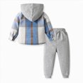 thumbnail image 4 of Toddler Baby Boy Fall Winter Outfit Letter Print Sweatshirt Solid Color Pant Little Dude Baby Fall Winter Clothes Kaprioy, 4 of 9