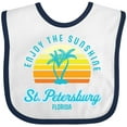 thumbnail image 3 of Inktastic Summer Enjoy the Sunshine St. Petersburg Florida in Blue Boys or Girls Baby Bib, 3 of 4