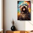 thumbnail image 4 of Briard Dog Canvas Wall Art,Pet Canvas Painting Puppy Artwork,Colorful-Watercolor Original Artwork Print For Bedroom, Bathroom Wall Art decor, 4 of 6