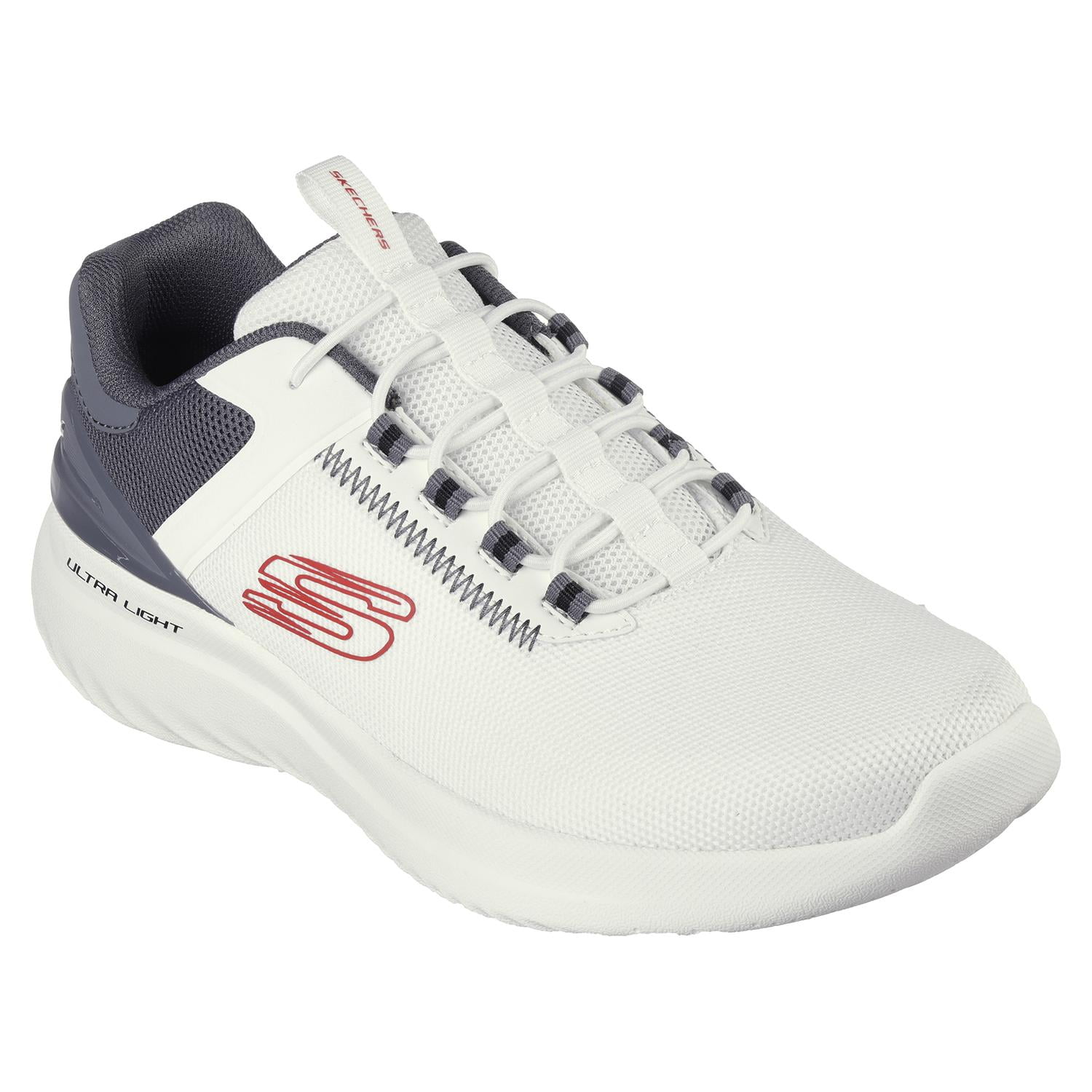 Tenis Hombre SKECHERS Ultra Light Transpirables blanco 30