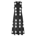 thumbnail image 4 of Domino Double Six Long Dress bandage dress woman dress, 4 of 7