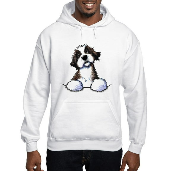 CafePress - Pocket St. Bernard II Hooded Sweatshirt - Pullover Hoodie, Hooded Sweatshirt