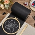 thumbnail image 4 of Black Cut Away Embroidery Stabilizer 7.9 Inch x 50 Yard Roll Cut Away Stabilizer Backing Soft Embroiderys Backing Stabilizers Cuting Machine Embroidery Stabilizers, 4 of 9