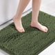 thumbnail image 1 of Alfombra de baño H.VERSAILTEX Loden Soft Shaggy Chenille 50 x 80 cm, 1 of 6