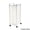 White, variant on Seville Classics 10-Drawer Organizer Cart, Frost White