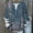 Marine, variante sur UANWENN Chemises Décontractées Tendance pour Femmes pour le Quotidien Coupe Ample Hauts Confortables pour le Printemps et l'Automne Idéal avec Jeans Chemises à Manches 3/4 pour Femmes Chemise Nohow Chemises Habillées pour Femmes Manches Longues Coupe Ample