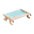 thumbnail image 2 of Cat Window Perch Lounge Hamaca Kitten Cat Bed Steady Wooden Para Gatos De Interior Gray Blue PawPattern Sunnimix Percha para ventana de gato, 2 of 8