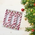 thumbnail image 4 of 6Pcs Glitter Candy Cane Christmas Tree Ornaments, Festive Hanging Decor for Xmas Tree, Home, Office, and Indoor Outdoor Holiday Party Decorations, 4 of 8