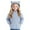 Blue, variant on Eltusu Girls Fleece Hoodies, Long Sleeve Soft Warm Pullover Sweatshirts with Pockets Pink Size 5-15 T
