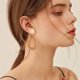 thumbnail image 1 of 1 par de aretes de ratán, aretes colgantes de paja hechos a mano bohemios tejidos geométricos Ehuebsd Para estrenar, 1 of 6