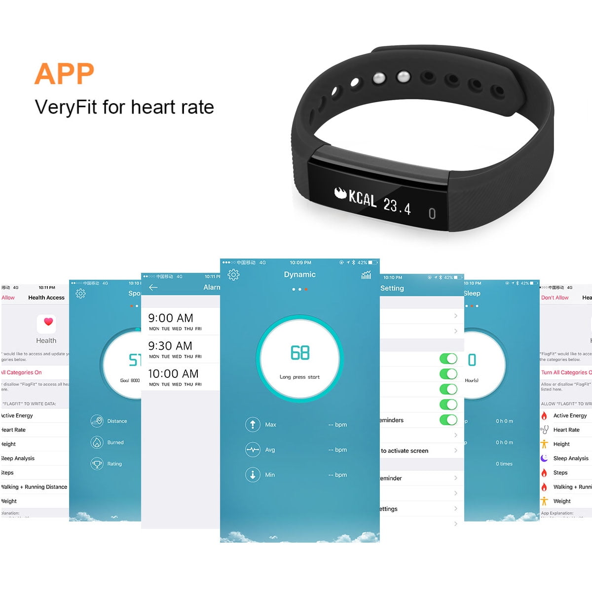 Fitness tracker id115hr deals