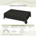 thumbnail image 6 of Rectangle Table Cloth, Scottish Clan Adams Tartan Plaid Resistant Washable Tablecloth Decorative Table Cover for Dining, Indoor and Outdoor, 6 of 6